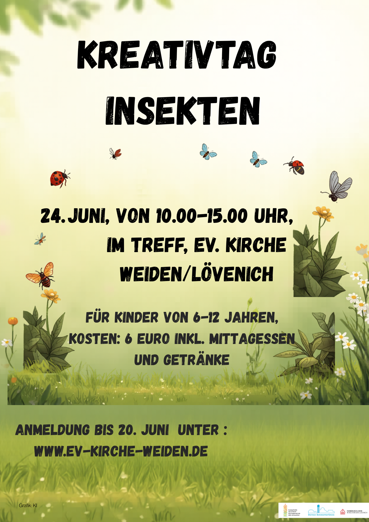 Insekten-Kretivtag, 24.06.26 in Weiden