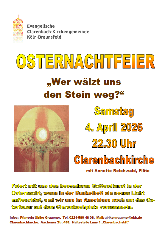 Osternachtfeier Clarenbachkirche 04.04.26