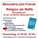 Braunsfelder Forum am 21.05.2026