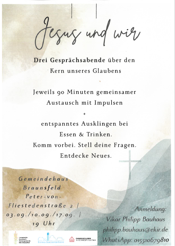 Gesprächsabende im September