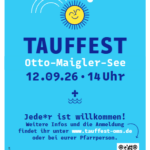 Tauffest am Otto-Maigler-See, 12.09.26